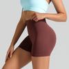 Outdoor Hip Lifting Three Part Yoga Shorts High Waist Fitness Pants Sports Running Shorts Women'S Yoga Clothes Quick Drying Shorts Women'S