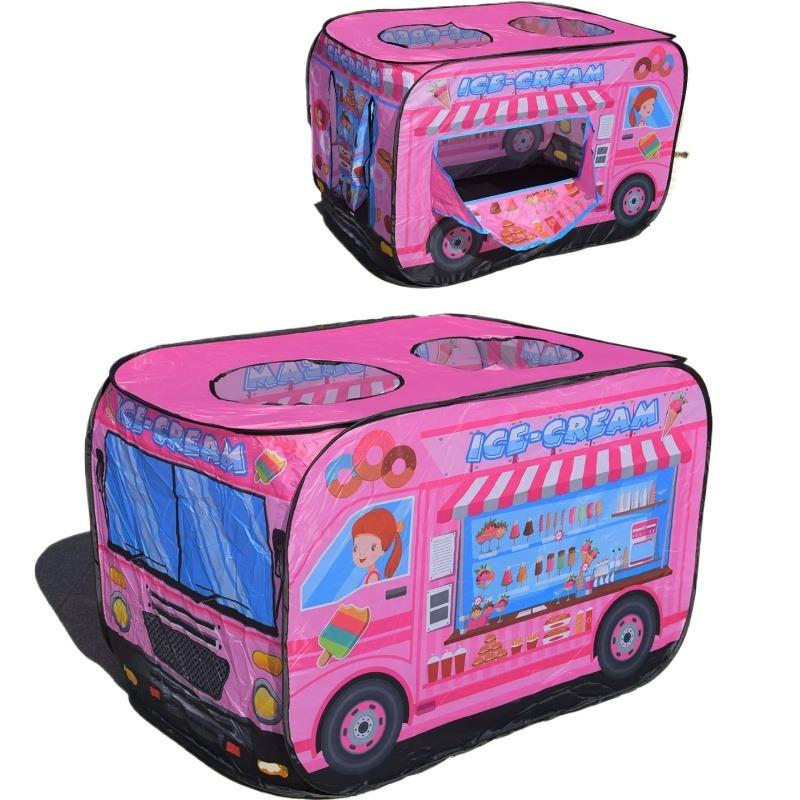 Children'S Indoor Ice Cream, Car Tent Toys, Playhouse Princesses, Boys And Girls, Game House, Folding Ocean Ball Pool