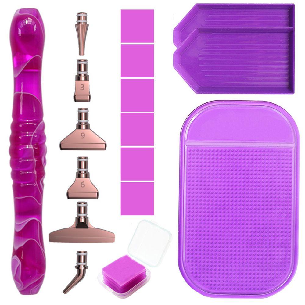 Resin Diamond Painting Pen Alloy Replacement Pen Heads Point Drill Pen Diamond Painting Glue Clay