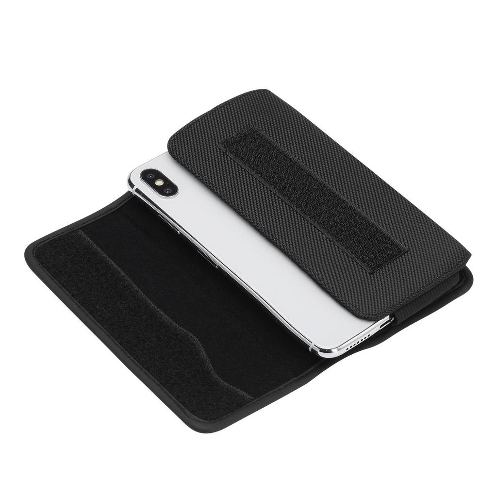 Поясная сумка из оксфордского нейлона с кожаным чехлом для телефона для 7 Plus/13 Pro Max