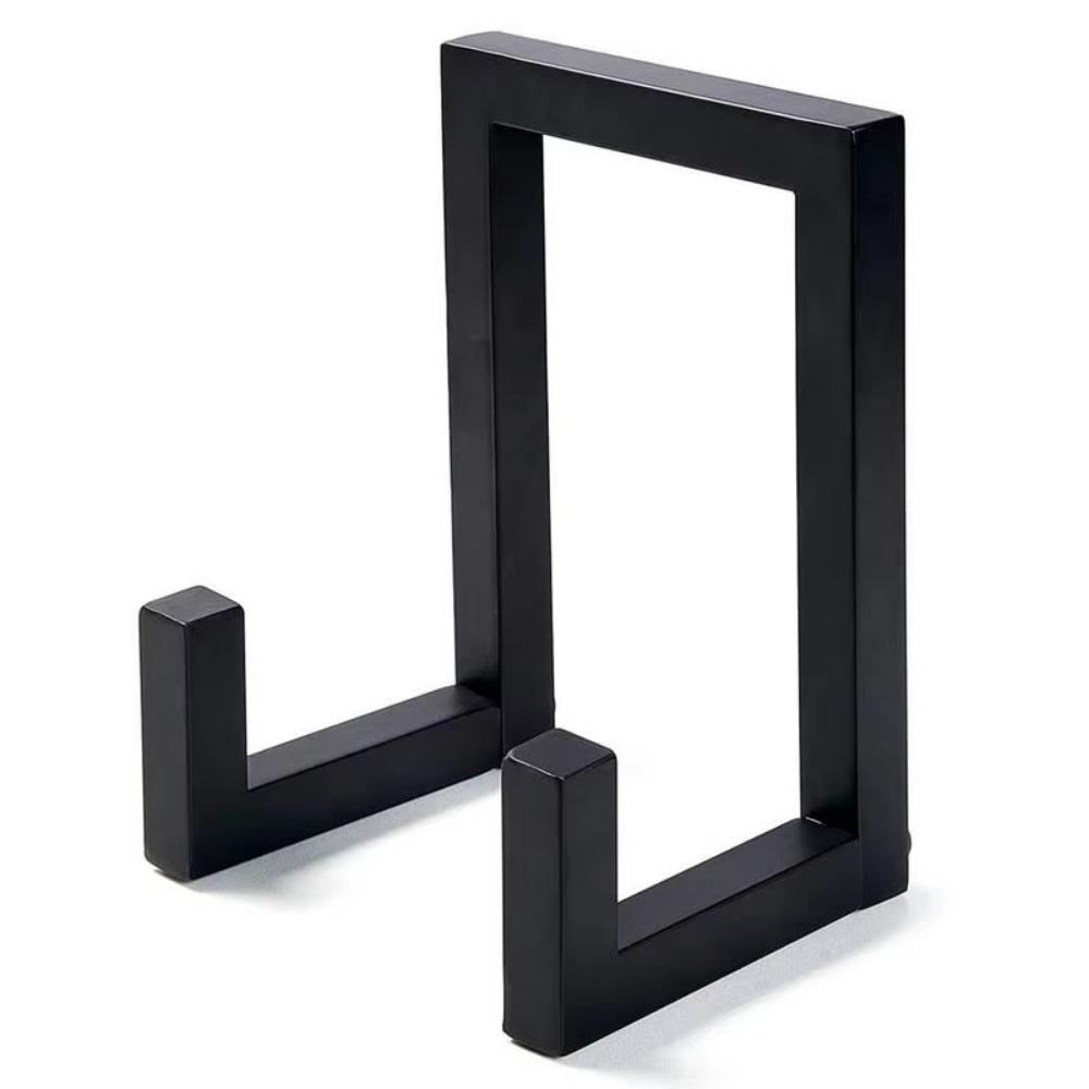 Black Metal Small Vinyl record stand Simple Assembly LP Records Storage Shelf Home