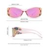 Futuristic Wrap Around Polarized Sunglasses Butterfly Design UV400 Protection Sports Sun Glasses Y2K Shades for Driving Fishing