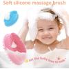 Exfoliating Silicone Body Scrubber for Shower, 2 In 1 Silicone Bath and Shampoo Brush for Gentle Scrub Skin Exfoliation