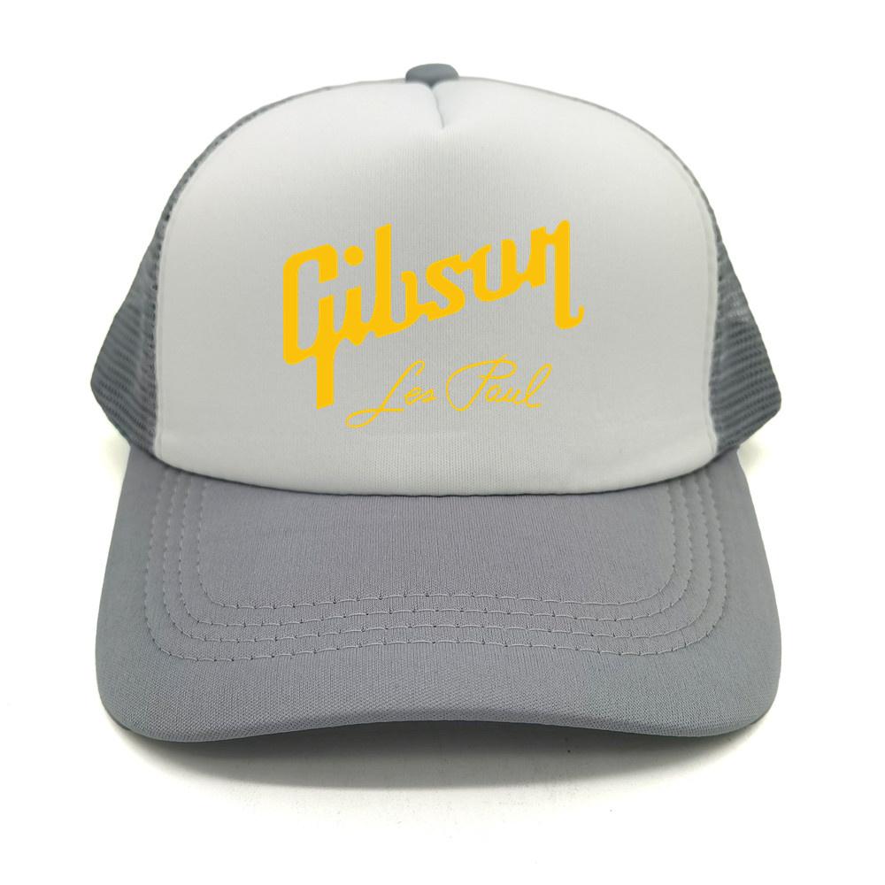Gibson Les Paul Trucker Cap Unisex Cool Guitar Gibson Hat Baseball Cap Cool Summer Unisex Mesh Net Caps MZ