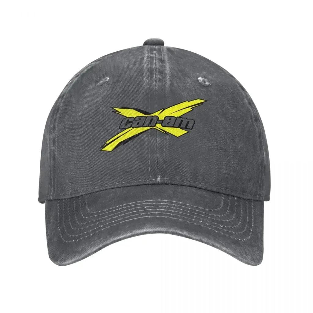 Can Am Racing Baseball Caps Casual Distressed Washed Logo Headwear Men Women Outdoor Summer Unstructured Soft Caps Hat