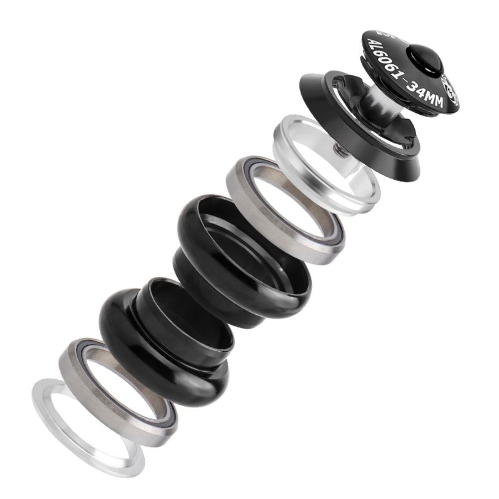 34MM MTB Headset 28.6mm Threadless Fork Semi Integrated Headset Bicycle Headset Fixed Gear Bicycle