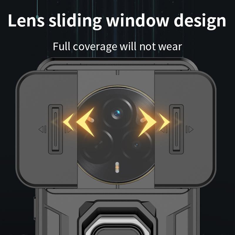 Armor Shockproof Case For Realme 14 Pro+ 5G Realme 13 Pro Plus Protective Cover Ring Magnetic Stand Holder Coque Fundas Capa