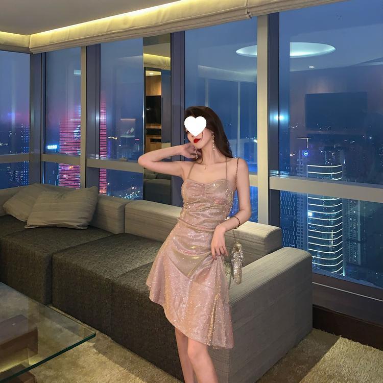 Лето 2025 Сексуальное облегающее платье-слинг с рыбьим хвостом для женщин