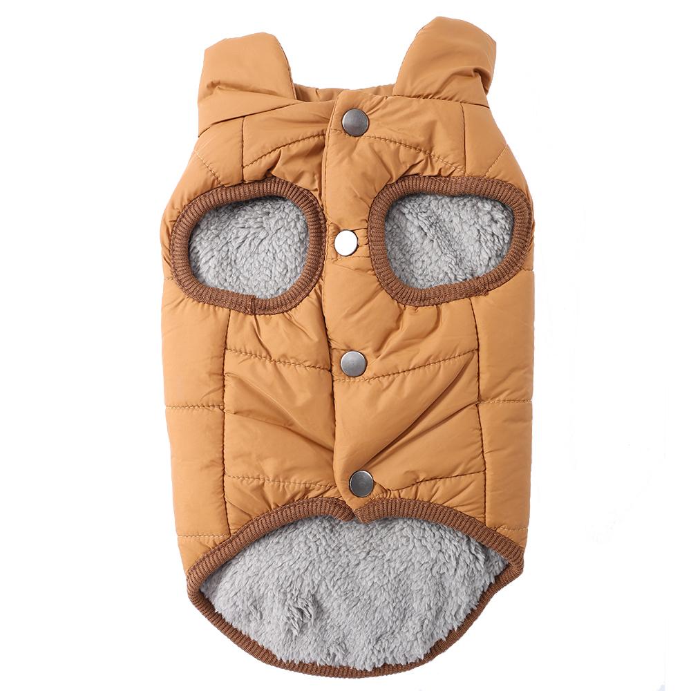 Зимняя куртка для собак средних и маленьких собак, кошек, ветрозащитная, теплая, с D-образным кольцом, одежда для щенков, чихуахуа, йоркширский питомец, флисовый костюм