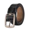 Men Stylish Genuine Leather Belt With Square Alloy Buckle For Daily Wear Office