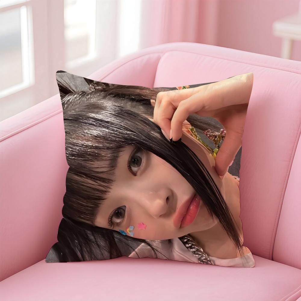 HHani Cushion Cover Pillow Case Soft Friendly Fabric Concealed Zipper