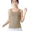 Wing Wacoal Synchro Bra Top ET1152 GB M Women's Built-in Cup Tank Top Quick Dry Cool Touch