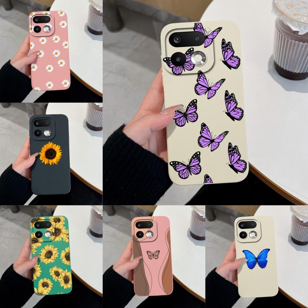 Чехол для телефона OPPO Realme 16 15 14 Pro Plus Oppo Reno15 Pro A72 A73 A77 A93 A95 A96 A6X Красивая бабочка Легкий Полная защита Мягкие задние крышки