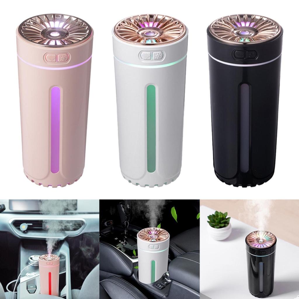 Portable Phantom Cup Humidifier Car Mounted Aromatherapy Machine Colorful Cool Atmosphere Night Light Moisturizing Fragrance Expanding Humidifiers