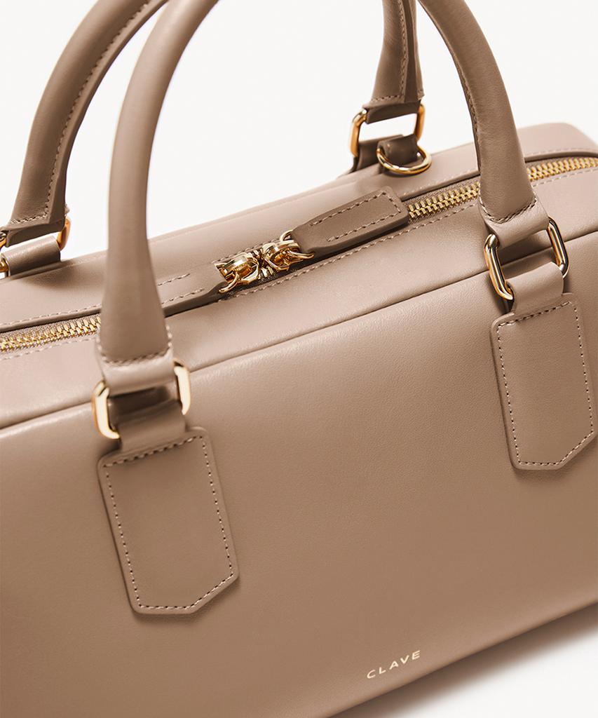 Clave Sabine Beige Tote Bag