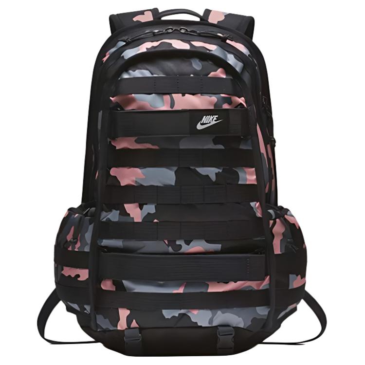 Nike Рюкзак из полиэстера Розовый камуфляж BA5983-060