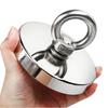 Сверхсильный неодимовый рыболовный магнитный крючок, подъемное кольцо с тяжелым потайным отверстием, редкоземельный рыболовный магнит