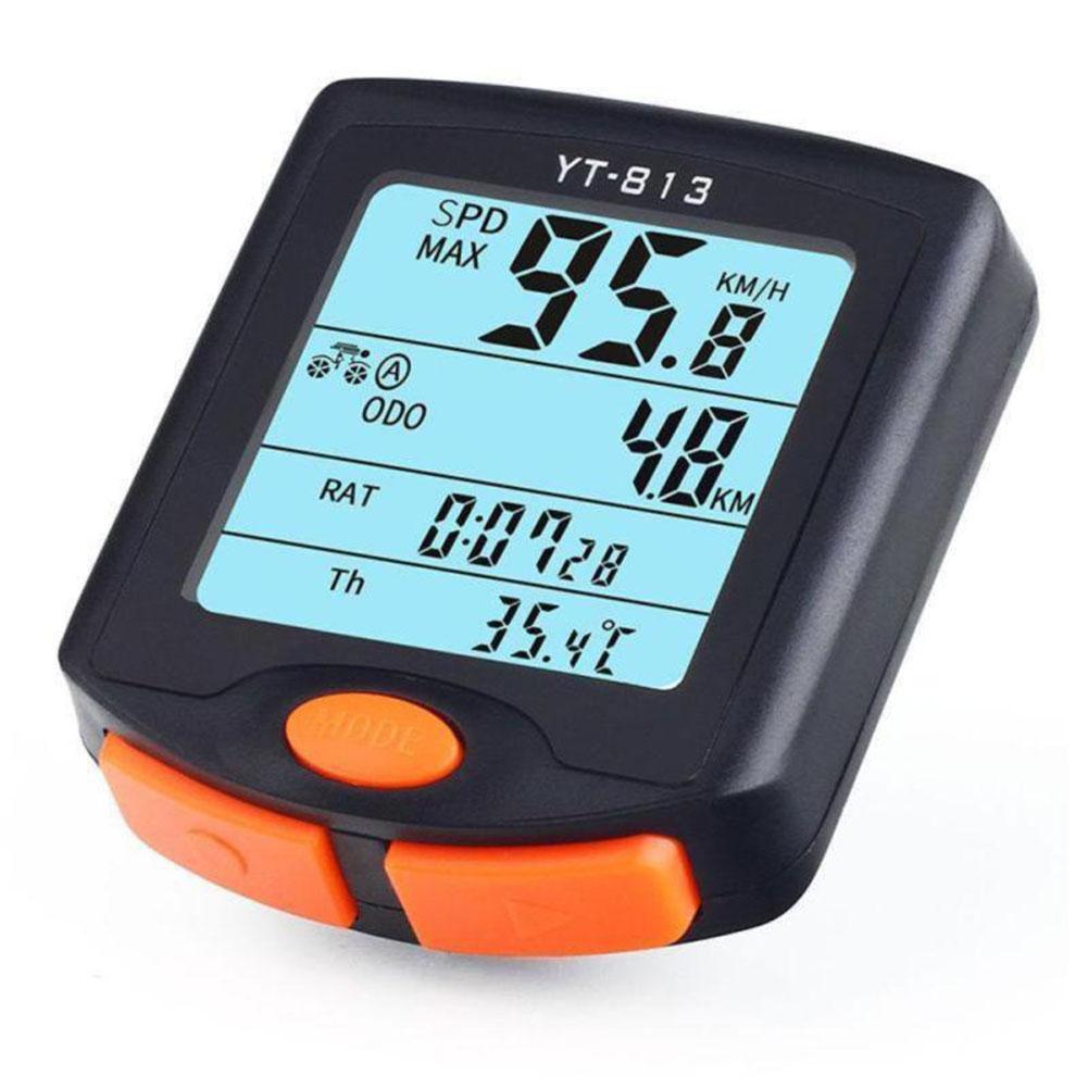 Practical Wireless Bike Cycling Bicycle Computer Backlight Odometer Speedometer