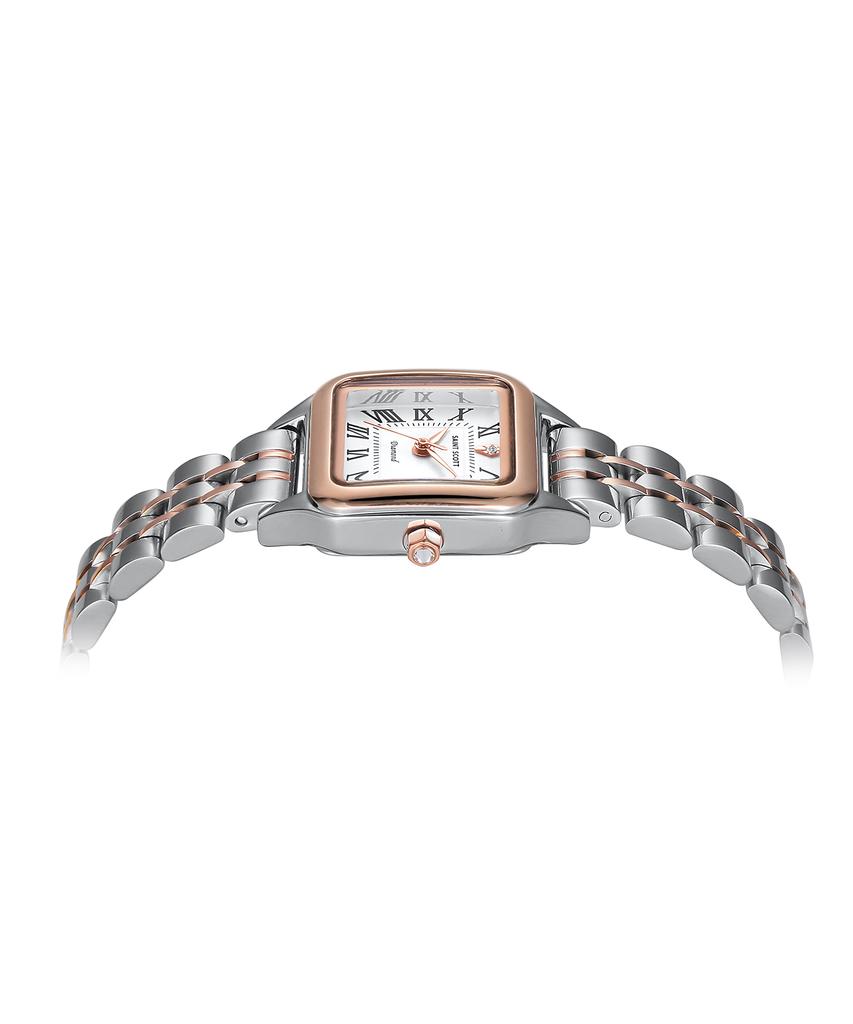 Seinteuseukoteuleondeon [Натуральный Алмаз] Часы Fribourg Diamond - Розовое Золото / St7120-Rrr