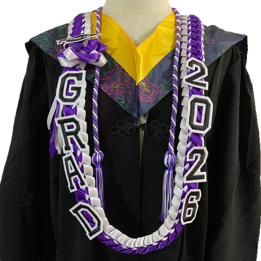 2026 Graduation Ceremony Award Garland Wide Double Layer Graduation Honor Cord Combination