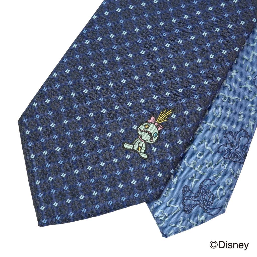 Disney Lilo Stitch Scrump Pattern Tie DW1433 Navy Blue Lilo Stitch Casual Gift One Size Fits All & &
