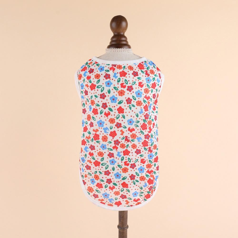 Thin Spring Puppy Dog Vest Teddy Cat Pet Clothes Cat Summer Magic Fight Small Puppy Bigbear Summer Clothes