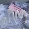 Colorful Jelly Wave Hair Claw Hairpin Girls Fashion Temperament Women's Korean Sweet Simple Irregular Elegant Headwear Gifts