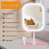 Adjustable LED Desktop Makeup Mirror with European Style