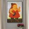 Fernando Botero Collection Decorative Paintings Contemporary Art Prints and Modern Home Living Room Wall Decor Canvas Painting No Frame
