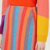  Benetton Benetton Многоцветная полосатая трикотажная юбка Bask04311 Hp