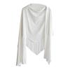 Middle East Scarf for Warmth Dustproof Sun Protection Solid Color Shawl Style Headscarf