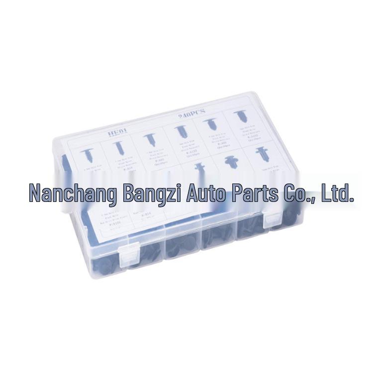 240 шт. Универсальные автомобильные защелки - Пластиковые клипсы и заклепки для Ford, Honda - 12 типов