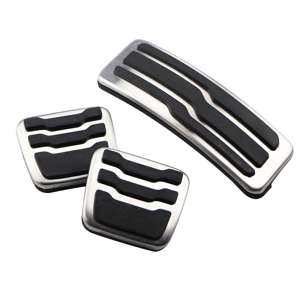 Автомобильные педали из нержавеющей стали, чехол для педали акселератора, газа и тормоза для Ford Everest Ranger 2016-AT MT Parts