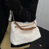 Plush Bag Women's Large Capacity 2025 New Autumn and Winter Versatile Chain Messenger Bag Mao Mao Tote Bag