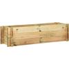 VidaXL Raised Vegetable Planter Impregnated Pine Wood 120 Cm