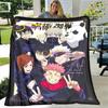 Anime Jujutsu Kaisen Soft Throw Blanket Throw Blanket Soft Cartoon Printed Bedspread Bedspread Sofa Gift Tv Blanket