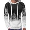 2020 Men's Ink-Splashed Camouflage Sweatshirt Hoodie