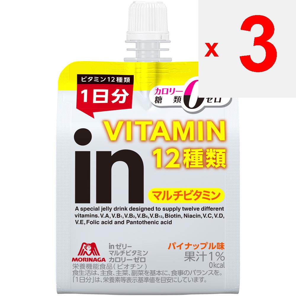 Morinaga Seika In Jelly Multivitamin with Zero Calories 180g Wider In Jelly Cheer Pack Wider In Jelly