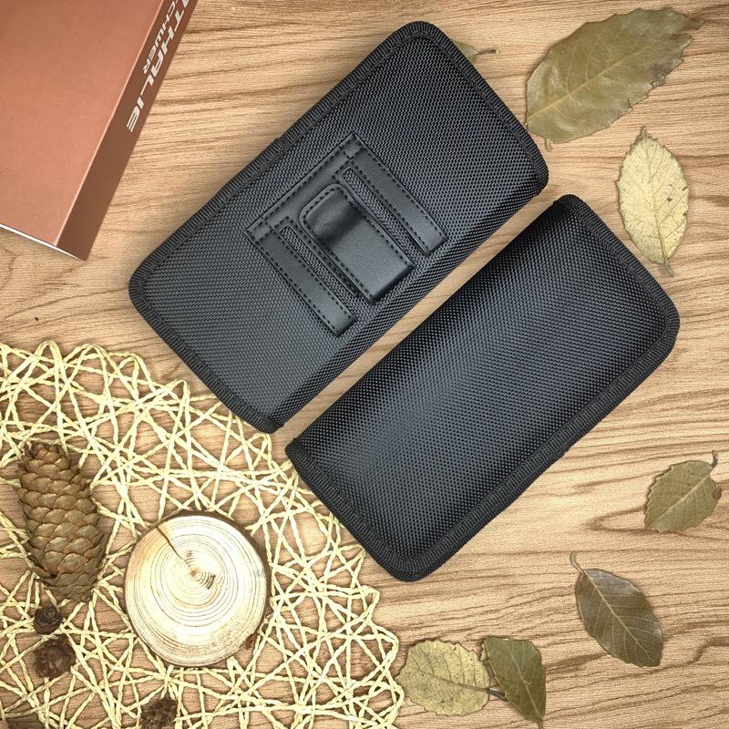 Мужской пояс с зажимом на талии и липучкой для телефонов 4,7–7,2 дюйма, нейлоновый горизонтальный рукав