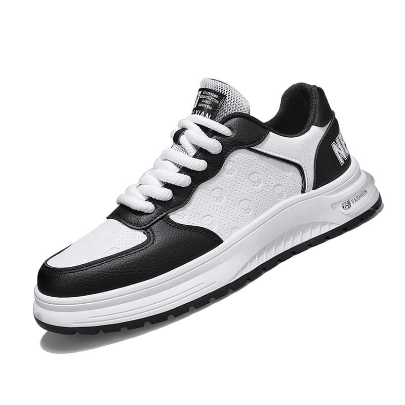 Versatile Casual Leather Men Sneakers Comfortable Trend Board Shoes for Men Breathable Sneakers Sports Shoes Men Running Shoes