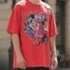 Vintage Miskeen Originals Mens 2XL Red Graphic T-Shirt Abstract Art Y2K Hip Hop