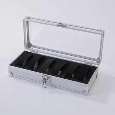 Aluminium Alloy Watch Box 6 Grid Watch Storage Box Luxury Watch Display Box