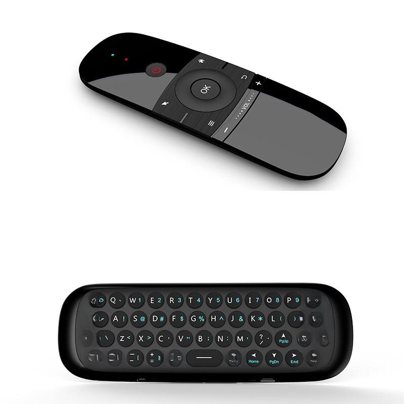 W1 Voice Remote Control and Mini Keyboard with Air Mouse Functionality