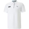 X Mercedes-Benz Logo Print Short Sleeve Polo Shirt Men Polo Shirts White 538478-03