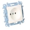 Single socket outlet without grounding (module) 16 A, 250 V~, terminals