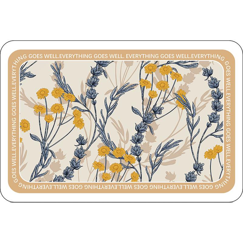 Минималистичный Впитывающий Коврик для Ванной Комнаты из Диатомита - Легко Чистится, Устойчивый к Грязи Туалетный Коврик