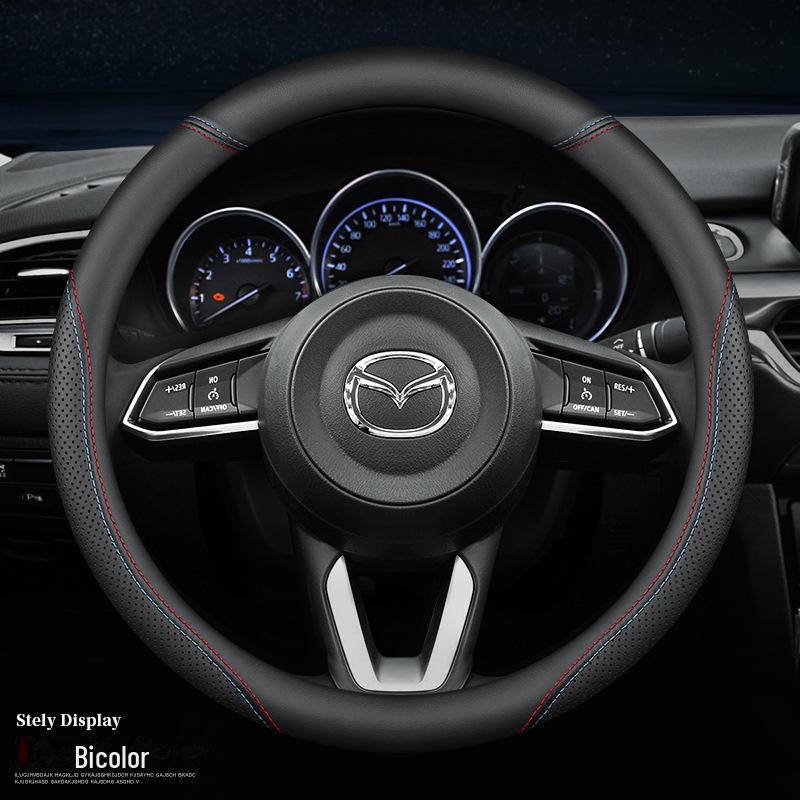 Mazda 6 Atez/Mazda 2/CX5/CX4/Angkesaila/Ruiyi/CX30 Leather Steering Wheel Cover