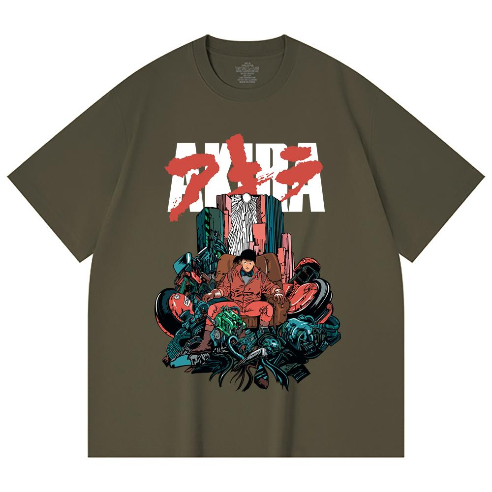 230 Gsm 100% Cotton Akira V1 Print Unisex Heavy Cotton T Shirt