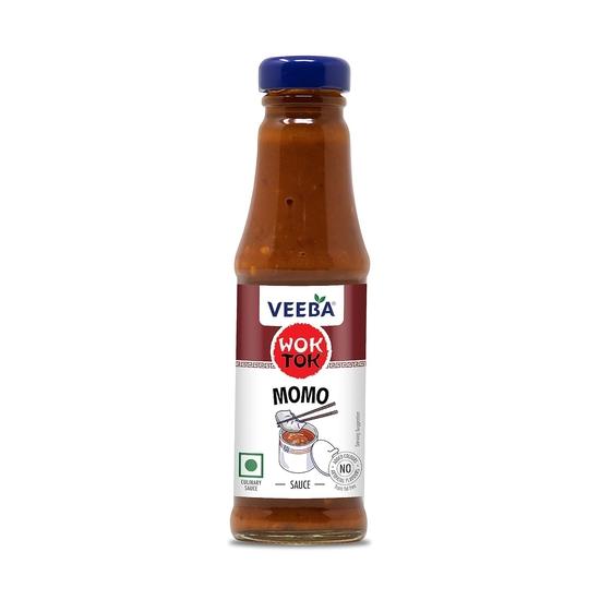 VEEBA Wok Tok Momo Sauce (225Gram)|No Msg|No Added Colors & Artificial Flavors|Trans Fat-Free|100% Veg