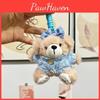 Plush Bear Lovely Keychain Character Doll In Soft Fabric Ideal For Gifting Collectibles And